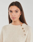 Maglione  Only  ONLEMMA LS BUTTON ONECK KNT  Beige -  Maglioni Donna - 5