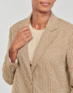 Giacca Only ONLMOLLY L/S OVS CHECK BLAZER TLR Beige Giacche Donna - 5
