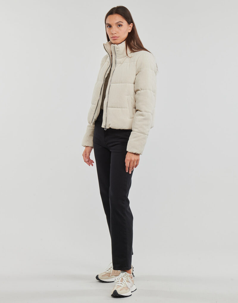Daunenjacke Only ONLNEWDOLLY Cord-Daunenjacke CC OTW Beige Damen-Daunenjacke - 3