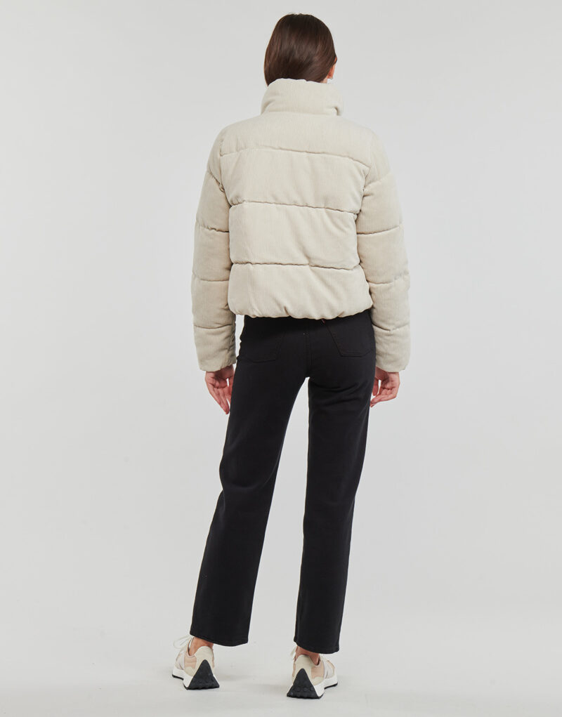 Daunenjacke Only ONLNEWDOLLY Cord-Daunenjacke CC OTW Beige Damen-Daunenjacke - 4
