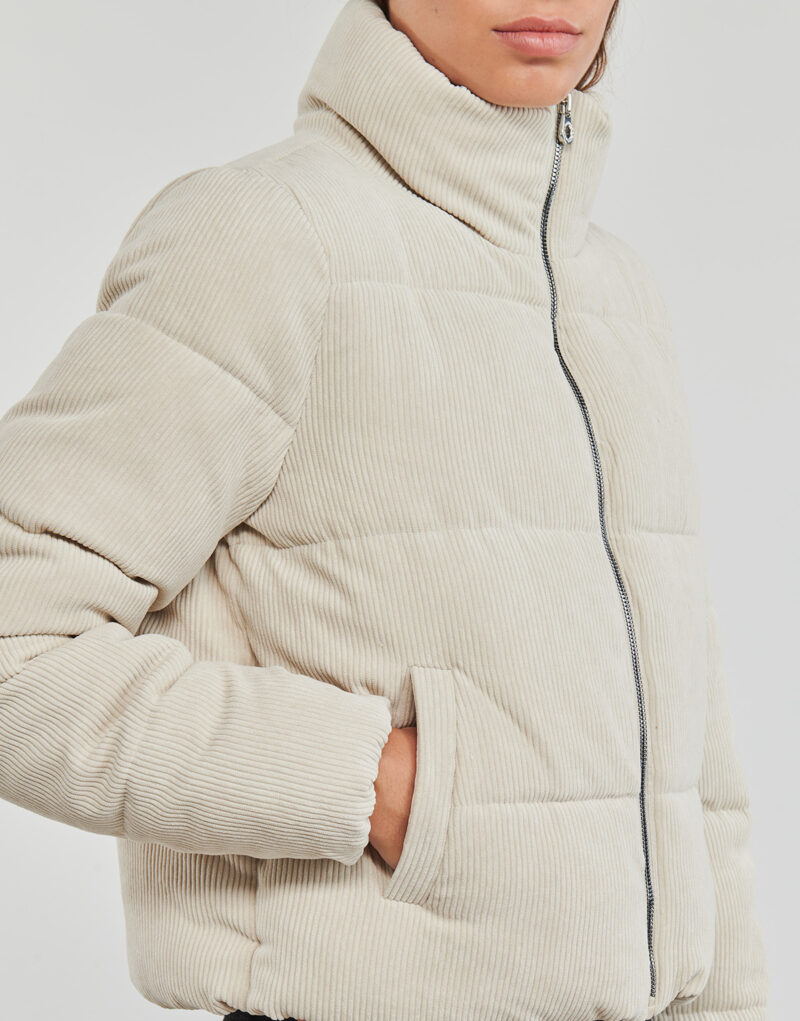 Daunenjacke Only ONLNEWDOLLY Cord-Daunenjacke CC OTW Beige Damen-Daunenjacke - 5