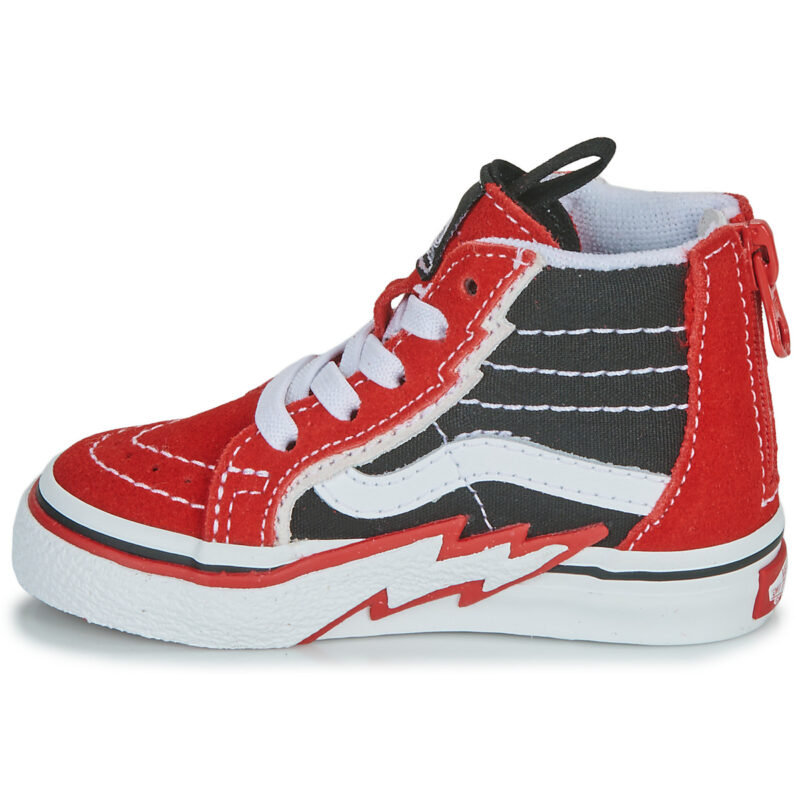 Vans TD SK8-Hi Zip Bolt Nero Sneakers Bambino - 4