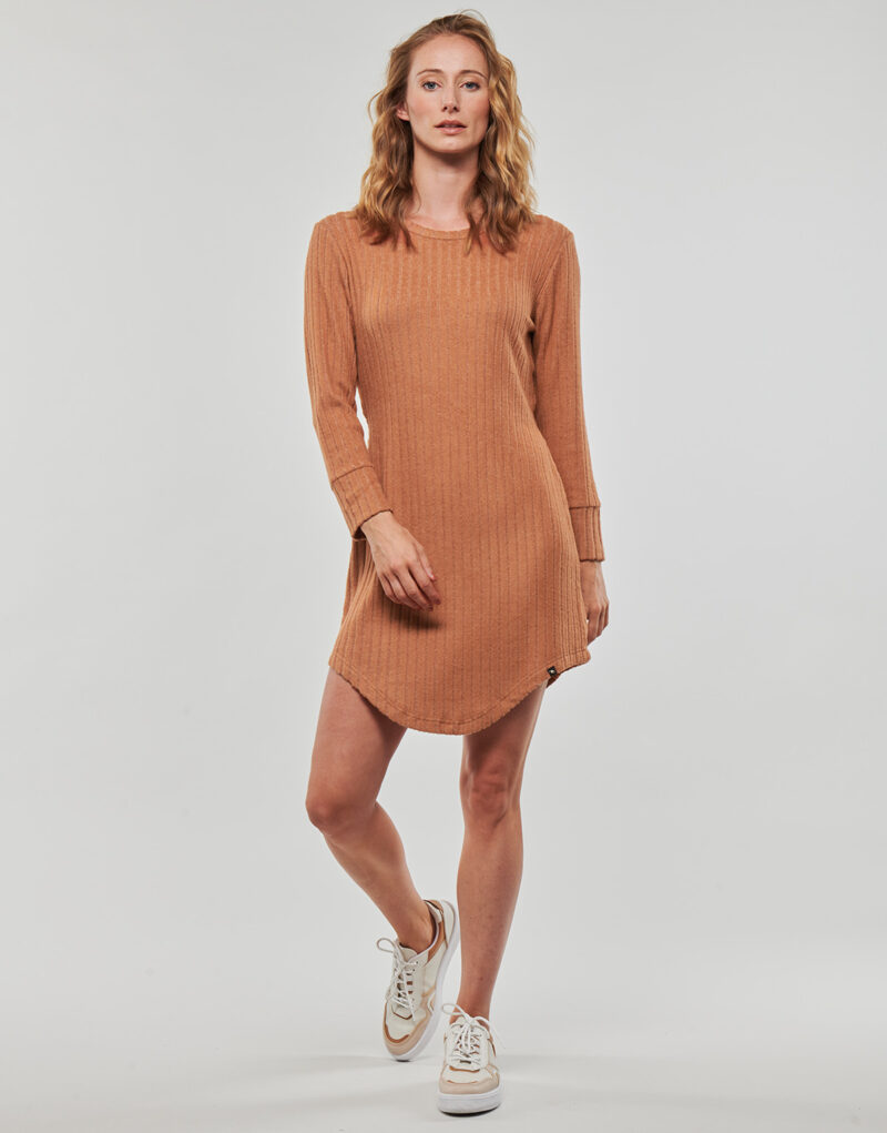 Rip Curl NEW COSY DRESS Brown Short Dress Women's Short Dresses - 2