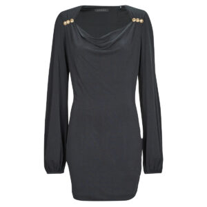 Abito corto  Guess  LS BOAT NK CECILIA DRESS  Nero -  Abiti corti Donna