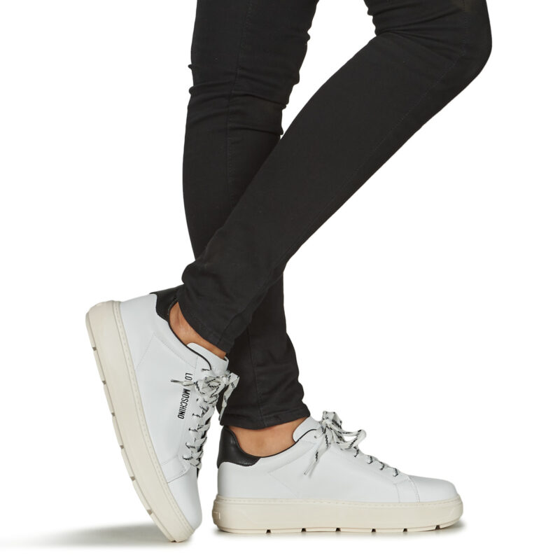 Love Moschino JA15374G0H White Low Top Sneakers Women - 8