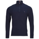 Maglione  Tommy Hilfiger  PIMA ORG CTN CASHMERE ZIP MOCK  Blu -  Maglioni Uomo - 1