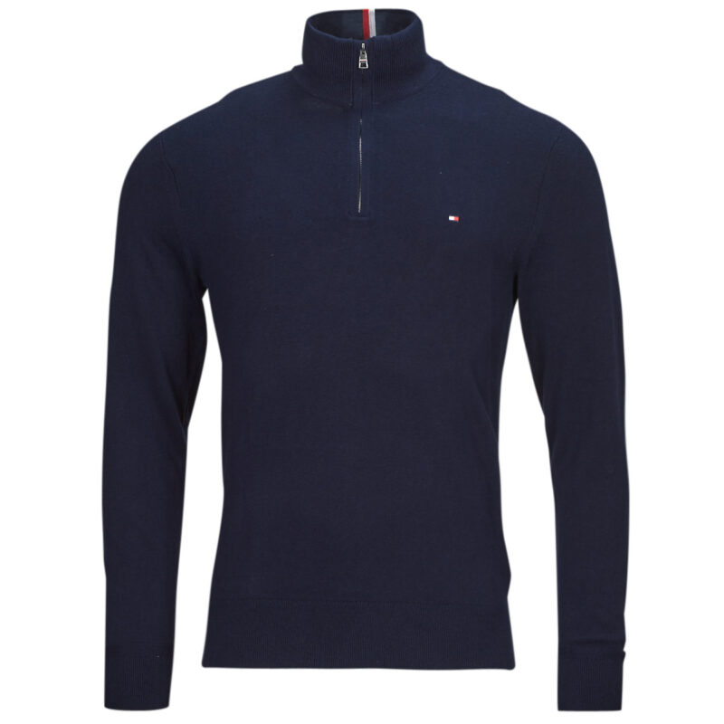 Maglione  Tommy Hilfiger  PIMA ORG CTN CASHMERE ZIP MOCK  Blu -  Maglioni Uomo - 1