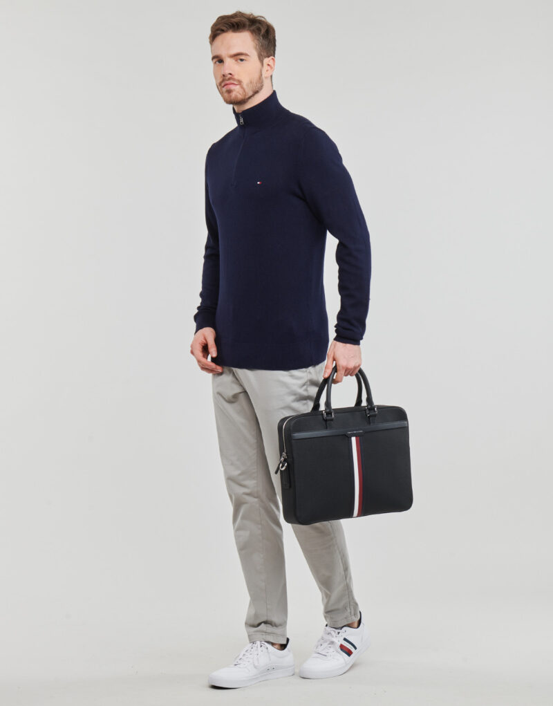 Maglione  Tommy Hilfiger  PIMA ORG CTN CASHMERE ZIP MOCK  Blu -  Maglioni Uomo - 3
