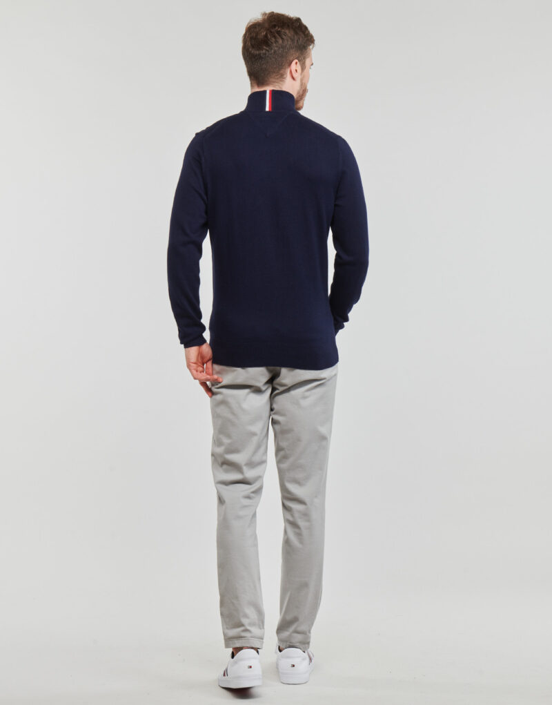 Maglione  Tommy Hilfiger  PIMA ORG CTN CASHMERE ZIP MOCK  Blu -  Maglioni Uomo - 4