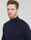 Maglione  Tommy Hilfiger  PIMA ORG CTN CASHMERE ZIP MOCK  Blu -  Maglioni Uomo - 5