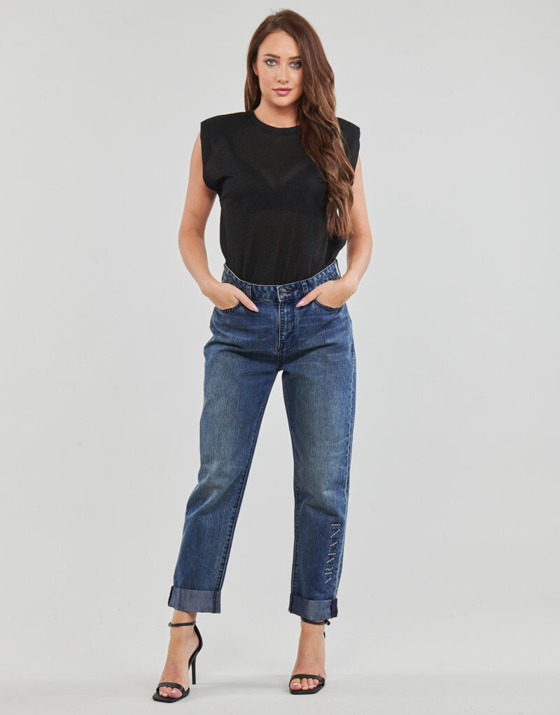 Jeans Mom Armani Exchange 6RYJ06 Blu Jeans Mom Donna - 2