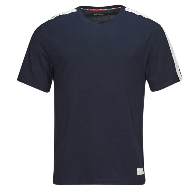 T-shirt Tommy Hilfiger SS TEE LOGO Marine T-shirt maniche corte Uomo - 1
