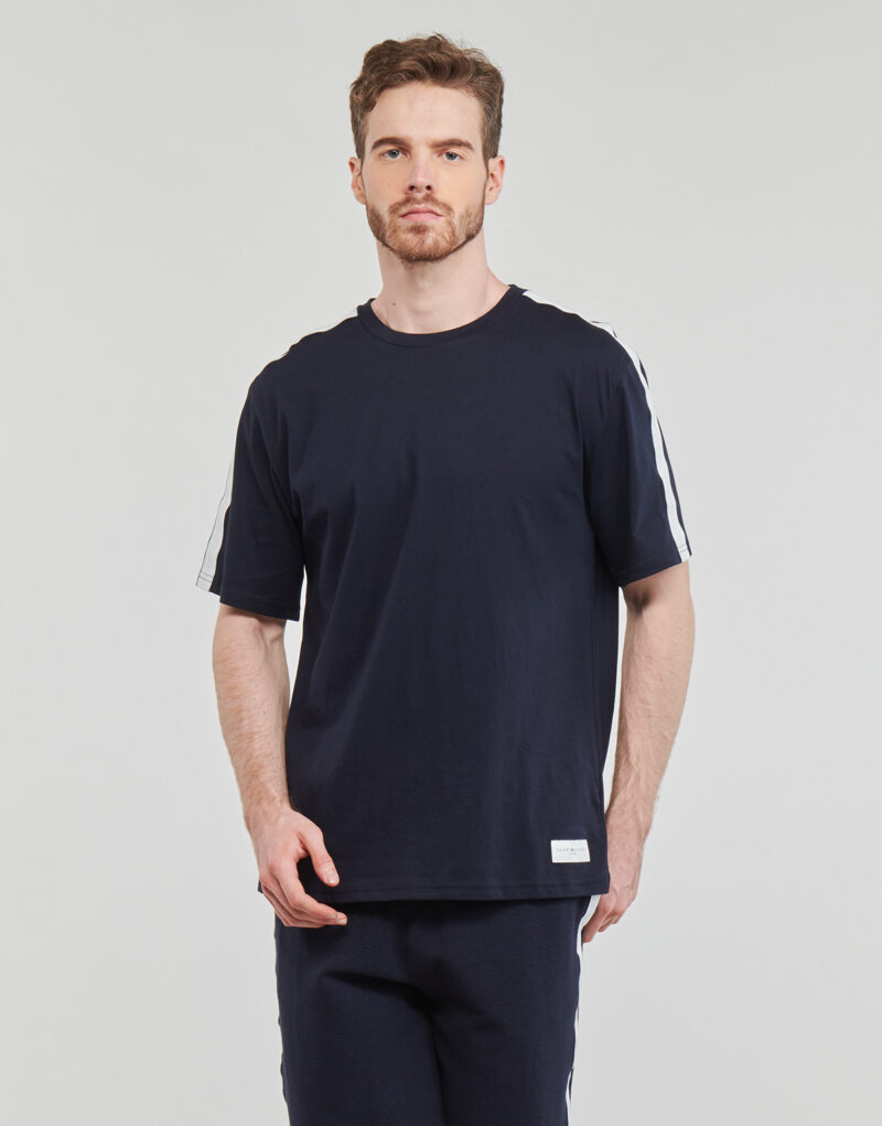 T-shirt Tommy Hilfiger SS TEE LOGO Marine T-shirt maniche corte Uomo - 2