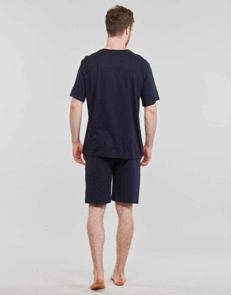 T-shirt Tommy Hilfiger SS TEE LOGO Marine T-shirt maniche corte Uomo - 4