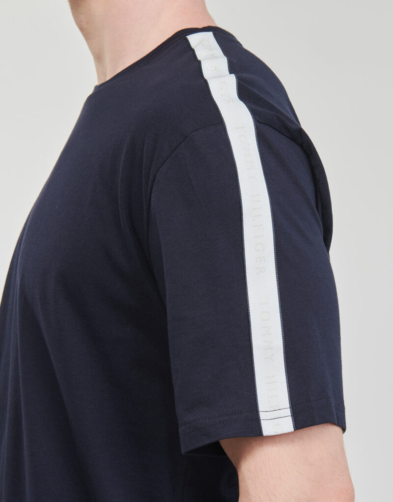 T-shirt Tommy Hilfiger SS TEE LOGO Marine T-shirt maniche corte Uomo - 5