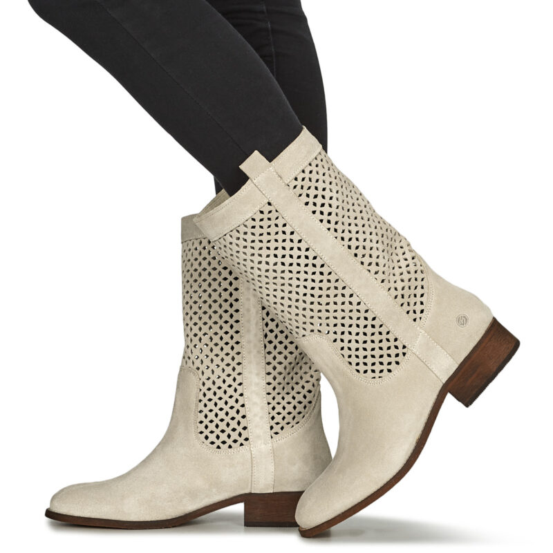 Betty London ONEVAR Beige Stivaletti Donna - 8