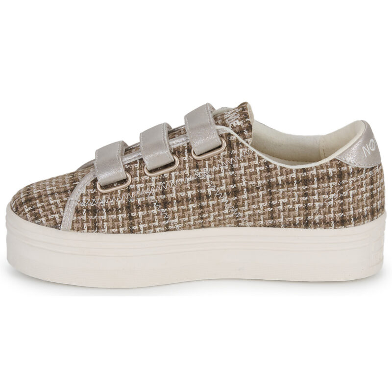 No Name PLATO M STRAPS Beige - Women's low-top sneakers - 4