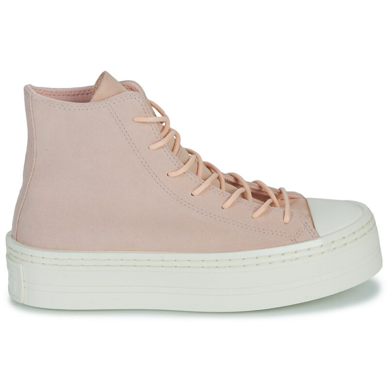 Converse CHUCK TAYLOR ALL STAR MODERN LIFT PLATFORM MONO SUEDE Rosa - Sneakers alte Donna - 2