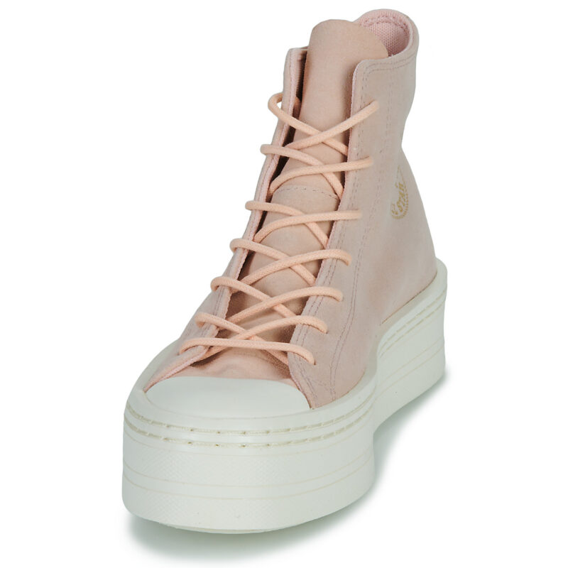 Converse CHUCK TAYLOR ALL STAR MODERN LIFT PLATFORM MONO SUEDE Rosa - Sneakers alte Donna - 3