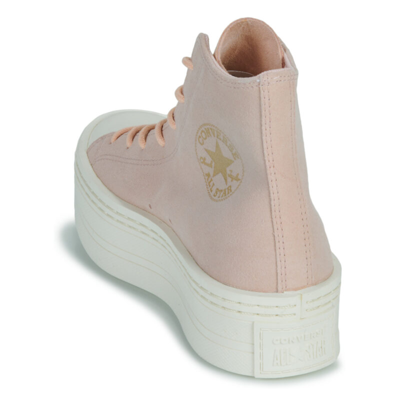 Converse CHUCK TAYLOR ALL STAR MODERN LIFT PLATFORM MONO SUEDE Rosa - Sneakers alte Donna - 5