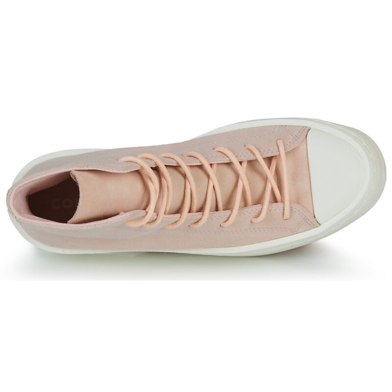 Converse CHUCK TAYLOR ALL STAR MODERN LIFT PLATFORM MONO SUEDE Rosa - Sneakers alte Donna - 6