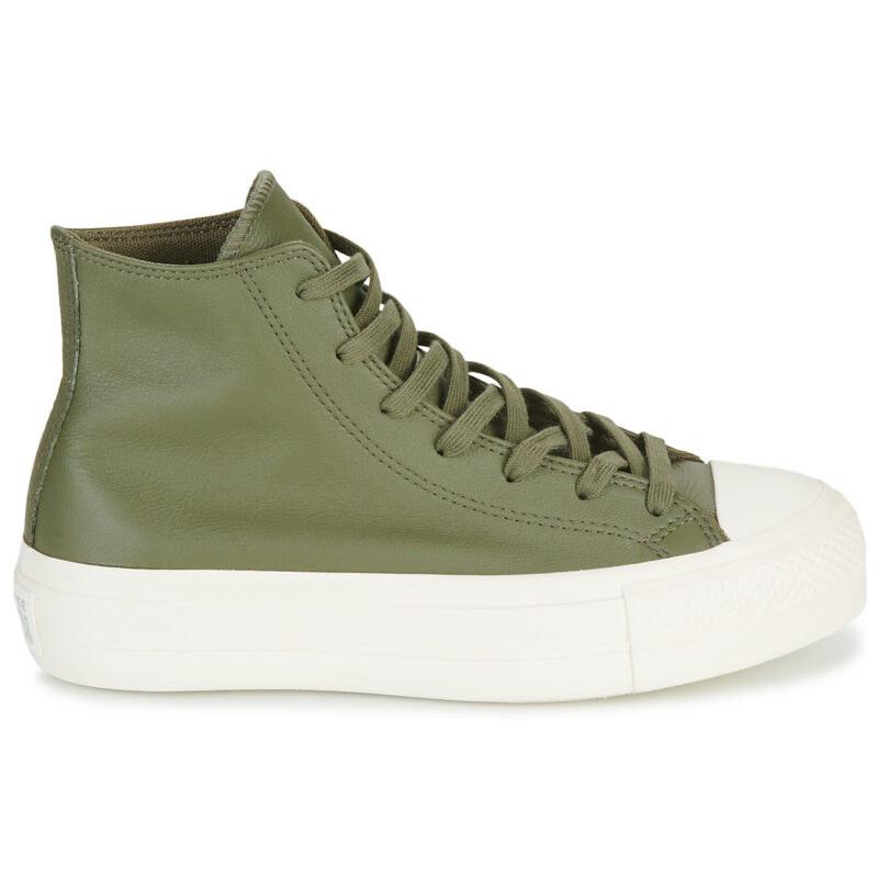 Converse CHUCK TAYLOR ALL STAR LIFT Kaki - Baskets montantes pour femmes - 2