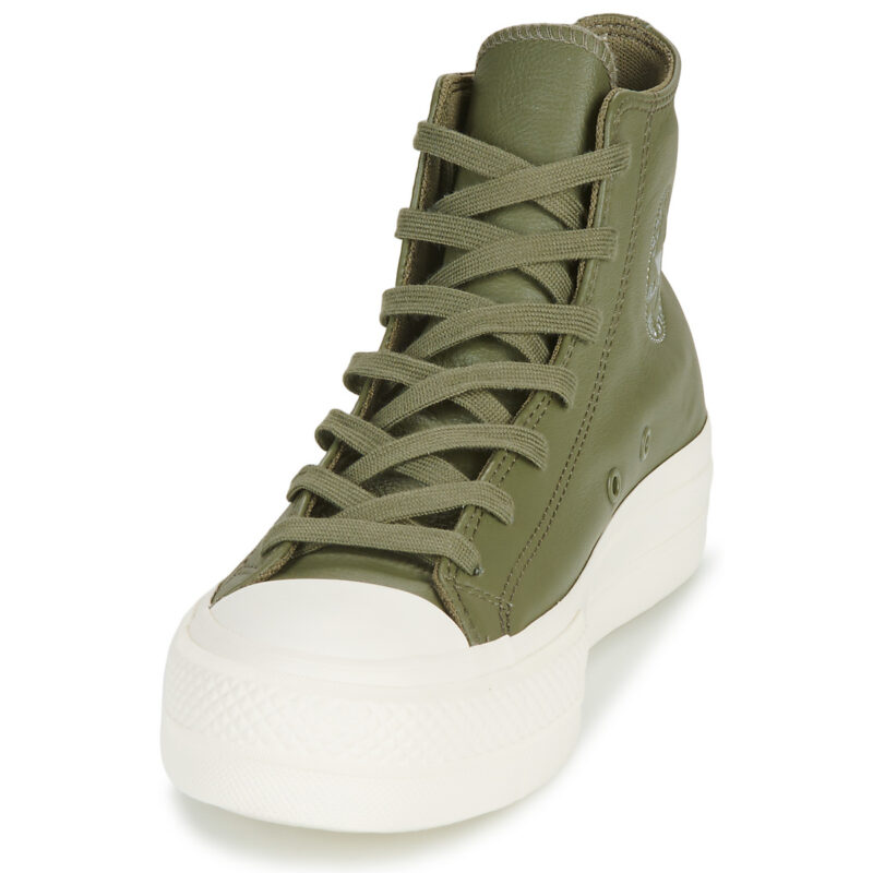 Converse CHUCK TAYLOR ALL STAR LIFT Kaki - Baskets montantes pour femmes - 3