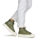Converse CHUCK TAYLOR ALL STAR LIFT Kaki - Baskets montantes pour femmes - 8