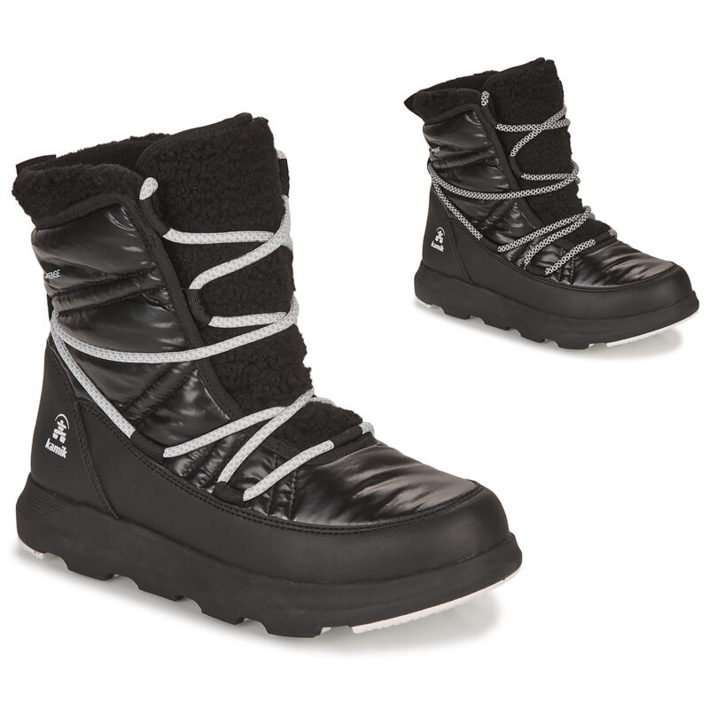 KAMIK  LEA PULL  Nero -  Scarpe da neve Donna - 1