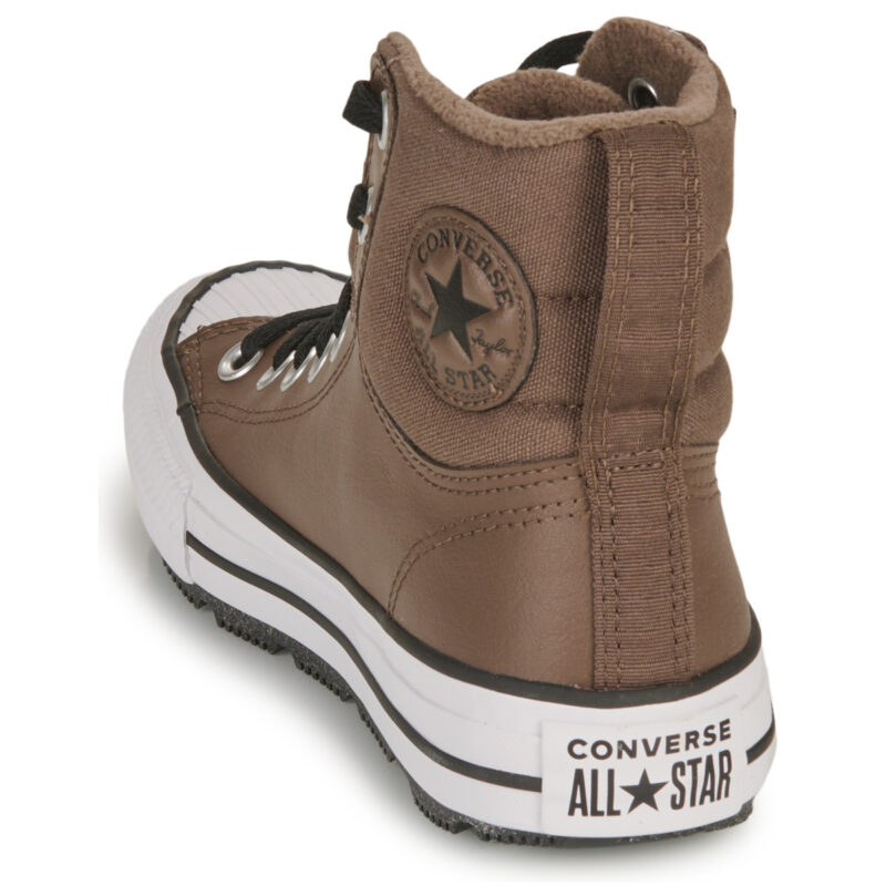 Converse CHUCK TAYLOR ALL STAR BERKSHIRE BOOT FLEECE Marrone Sneakers Bambino - 5