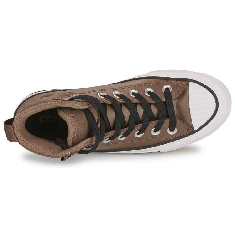 Converse CHUCK TAYLOR ALL STAR BERKSHIRE BOOT FLEECE Marrone Sneakers Bambino - 6