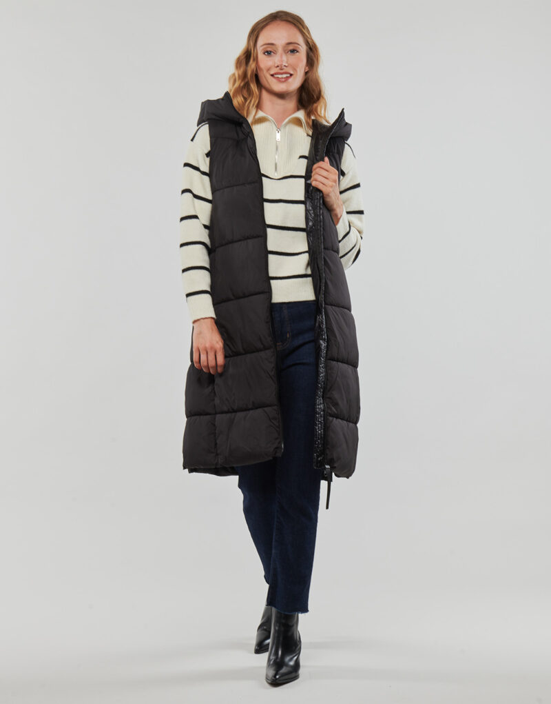 Piumino Esprit Logo Cosy Puffer Nero - Piumini Donna - 2
