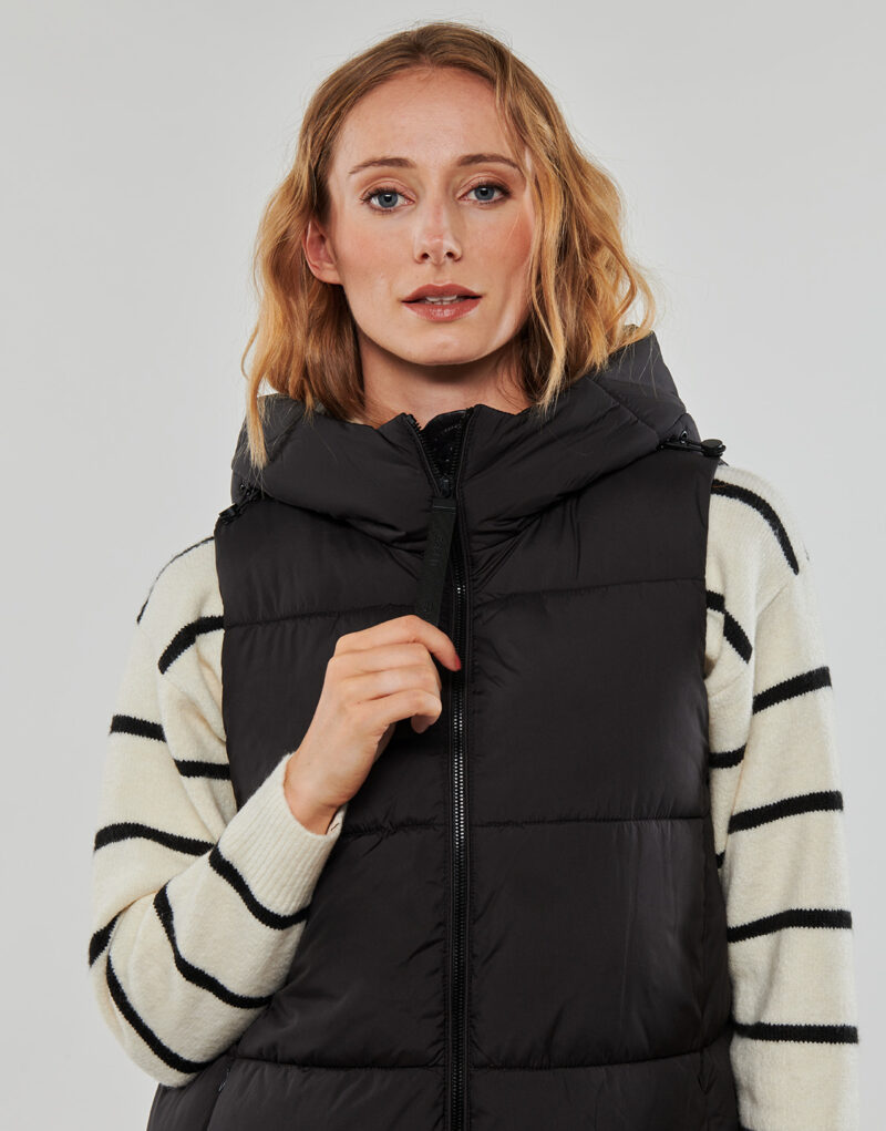 Piumino Esprit Logo Cosy Puffer Nero - Piumini Donna - 5