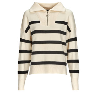 Maglione  Vero Moda  VMSABA STRIPE LS HIGHNECK BLOUSE GA NOOS  Beige -  Maglioni Donna