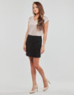Shorts Vero Moda VMDONNADINA FAUXSUEDE SHORT SKIRT NOOS Nero - Shorts Donna - 3