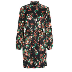 Abito corto  Vero Moda  VMCANA L/S ABK SHIRT DRESS WVN BTQ  Nero -  Abiti corti Donna