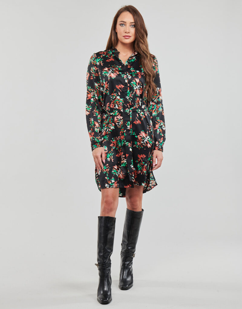 Vero Moda VMCANA L/S ABK SHIRT DRESS WVN BTQ Black Short Dress - Women's Short Dresses - 2