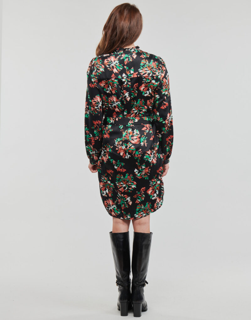 Vero Moda VMCANA L/S ABK SHIRT DRESS WVN BTQ Black Short Dress - Women's Short Dresses - 4