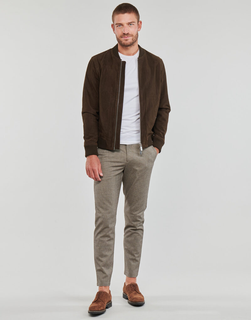 Pantalones de traje Selected SLHSLIM-ROBERT FLEX BRU DSN 175 PANTS B Beige Pantalones de traje Hombre - 2