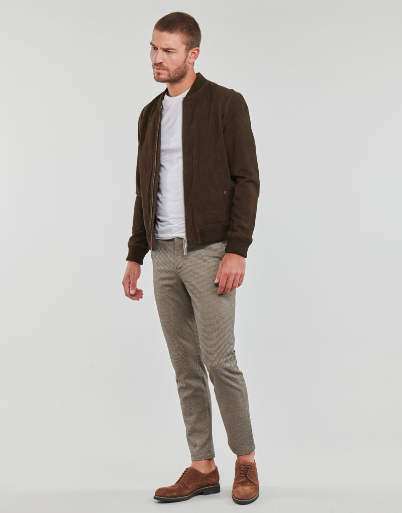 Pantalones de traje Selected SLHSLIM-ROBERT FLEX BRU DSN 175 PANTS B Beige Pantalones de traje Hombre - 3