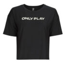 T-Shirt Only Play ONPFONT LOGO SHORT SS TRAIN TEE Nero - T-shirt maniche corte Donna - 1