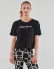 T-Shirt Only Play ONPFONT LOGO SHORT SS TRAIN TEE Nero - T-shirt maniche corte Donna - 2