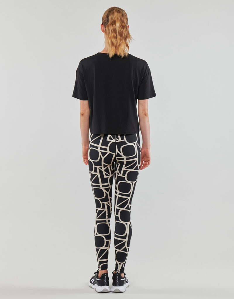 T-Shirt Only Play ONPFONT LOGO SHORT SS TRAIN TEE Nero - T-shirt maniche corte Donna - 4