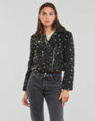 Coat JDY JDYTENNESSEE LEO BIKER JACKET OTW QIQ Verde - Giacche Donna - 2