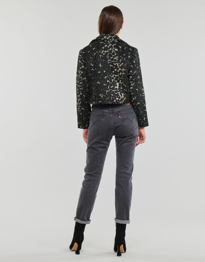 Coat JDY JDYTENNESSEE LEO BIKER JACKET OTW QIQ Verde - Giacche Donna - 4