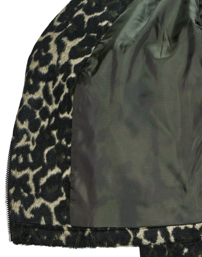 Coat JDY JDYTENNESSEE LEO BIKER JACKET OTW QIQ Verde - Giacche Donna - 6