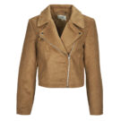 Manteau JDY JDYTENNESSEE LEO BIKER JACKET OTW QIQ Marrone - Giacche Donna - 1