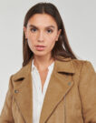 Manteau JDY JDYTENNESSEE LEO BIKER JACKET OTW QIQ Marrone - Giacche Donna - 5