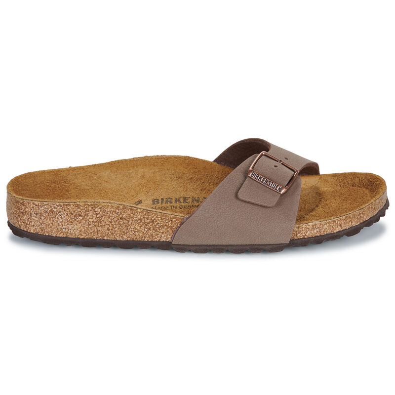 Chaussons homme BIRKENSTOCK Madrid Birko-flor / Nubuck / Mocca / Marron &eacute;troit - Taille 2