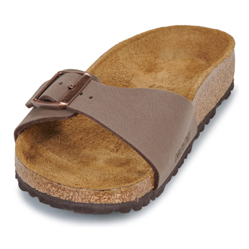Chaussons homme BIRKENSTOCK Madrid Birko-flor / Nubuck / Mocca / Marron &eacute;troit - Taille 3